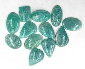 Amazonite Loose Gemstone Natural Green Amazonite Cabochon Lot Oval Cut Amazonite Gemstone for Jewelry - Product Image 4