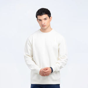 Sudadera de tela de felpa de primera calidad para hombre con logotipo personalizado, Sudadera negra Lisa a la moda, jersey de alta calidad, sudadera para hombre - Product Image 3