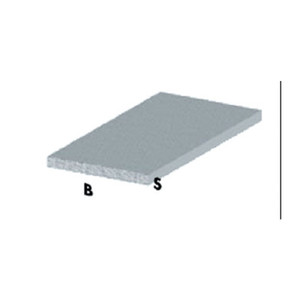 PROFILO ARGENTO H.100 cm PIATTO 12X2 mm - Product Image 1