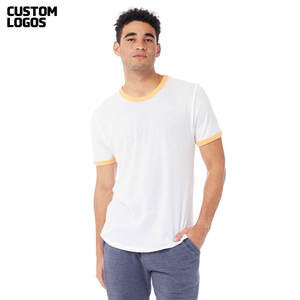 Camiseta de Manga Corta para Hombre, Cuello Redondo Informal, Bloques de Color, Camiseta de Verano, Camiseta Básica Suave y Fresca - Product Image 2