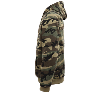 Sweats à capuche Camo fabricant pakistanais pour les activités de plein air d'hiver Sweats à capuche Camo Design chaud et durable avec poche - Product Image 4