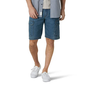 Pantalones cortos de mezclilla Cargo para hombre de calidad superior con múltiples bolsillos Pantalones cortos de verano hechos a medida para hombre a la venta en todos los tamaños y MOQ bajo - Product Image 1