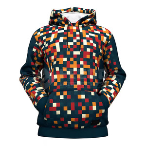 Dernier style, nouveauté, sweats à capuche en coton mélangé de couleur unie, nouveau style, quantité en vrac, pulls à capuche par sublimation pour hommes - Product Image 1