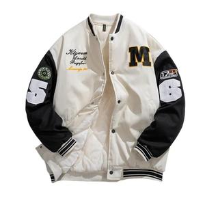 เสื้อแจ็คเก็ตวาร์ซิตี้แบบกลับด้านได้สำหรับผู้ชาย คอตั้ง มีฮู้ด สำหรับฤดูหนาว พร้อมโลโก้แบบกำหนดเองและตำแหน่งด้านหน้า - Product Image 1