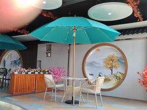 Donner 500 $ Cash Coupon original parasol zhejiang ombre airtel <span class=keywords><strong>parapluies</strong></span> magasin parasol de jardin avec ventilateur - Product Image 6