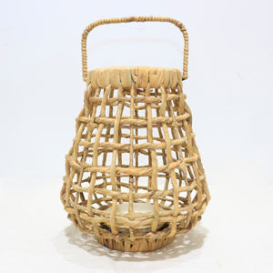 Lanterne en bambou faite à la main de l'usine Artex Dong Thap Bougeoir rustique écologique pour les décorations d'événements spéciaux intérieurs/extérieurs - Product Image 6