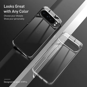 Soonleader Hot Hybrid TPU + PC Clear Mobile Cover pour Google Pixel 9 Coque de téléphone antichoc légère - Product Image 3