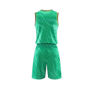 Color personalizado Precio razonable Sublimación Uniforme de baloncesto Respetuoso con el medio ambiente Selección superior Mejor artículo Uniforme de baloncesto - Product Image 5