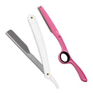 Top qualité barbier rasage rasoir noir pliable lame de rasoir rasage en acier inoxydable rasage droit hommes lame unique - Product Image 5