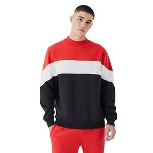 Sweat-shirts pour hommes à col rond avec design à empiècements, personnalisables, très vendus, de haute qualité, en coton/polaire, chauds et confortables pour l'hiver - Product Image 2