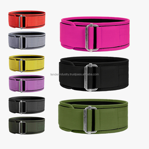 Prix de gros Ceinture de sécurité en nylon pour fitness Ceinture d'haltérophilie autobloquante en néoprène à verrouillage rapide - Product Image 2