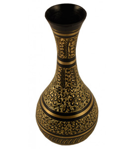 Florero de latón de mesa bajo demanda para decoración del hogar y Bodas de proveedor indio a bajo precio. - Product Image 1