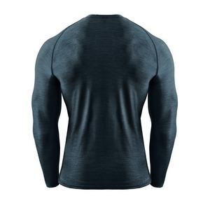 Camiseta de protección contra sarpullidos para entrenamiento de gimnasia de alta calidad con logotipo personalizado, característica transpirable de compresión de manga larga - Product Image 6