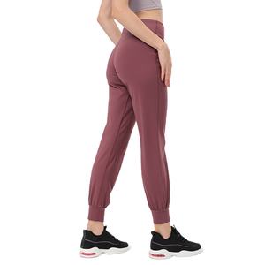 Pantalon de survêtement pour femme de haute qualité, OEM, respirant, coupe classique, taille mi-haute, style décontracté - Product Image 2