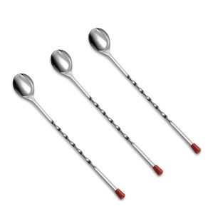 Newly Product Home And Kitchen Bar Wine Tools Serving Metal Spoon Best Handle Handicrafts Stainless Bar Spoon <b>Cocktail</b> <b>Stirrer</b> - Product Image 5