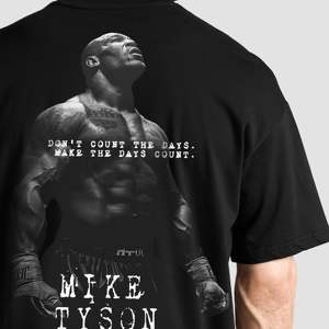 T-shirt de fitness 100 % coton léger 200 grammes en jersey noir pour la gym et l'entraînement avec impression sérigraphiée - Product Image 5