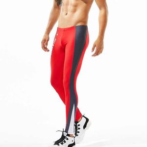 Vente en gros de leggings de compression à séchage rapide pour hommes pantalons de sport colorés en spandex pour le fitness et le sport - Product Image 5