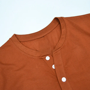 Camiseta básica unisex de cuello redondo, camisetas lisas de talla grande para imprimir, Camiseta de algodón transpirable para uso diario - Product Image 3