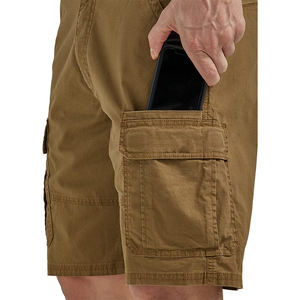 Fabricación Diseño de logotipo personalizado Cintura elástica Pantalones cortos casuales de verano Pantalones cortos de algodón suave para hombres - Product Image 4