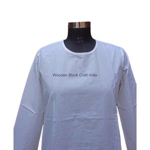 Camiseta Túnica de Manga Larga con Estampado Floral, 100% Algodón de Alta Calidad, Ecológica, Ajuste Cómodo para Uso Diario, Oficina y Casual - Product Image 2