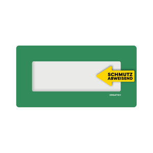 Adesivi per Finestre Antimacchia Autoadesivi 1/2 DIN A4 Verdi Confezione da 10 - LongLife Klarsicht LG-KLS-1/2A4-05 - Product Image 3