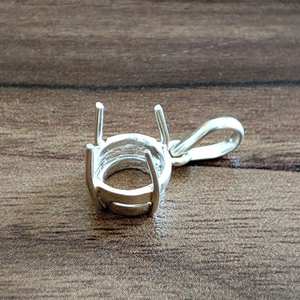 Base para Colgante Redonda de Plata de Ley 925 de Alta Calidad de 10 mm, para Fabricación de Joyería DIY, Suministros de Plata en Blanco para Mujer, 2025 - Product Image 4