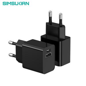 เครื่องชาร์จอิฐ PD 20W แบบเร็วสำหรับ <span class=keywords><strong>iPhone</strong></span> <span class=keywords><strong>11</strong></span> 12 13 14 PS5ชาร์จ PD แบบ USB พอร์ต A + C อะแดปเตอร์จ่ายไฟชนิด DC วัสดุพีซี - Product Image 2