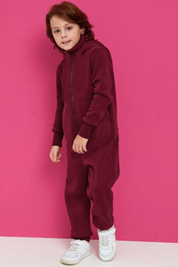 Ensemble de survêtement décontracté personnalisé en molleton chaud à capuche zippée pour adultes, grandes tailles, garçons et filles, deux pièces, hiver - Product Image 5