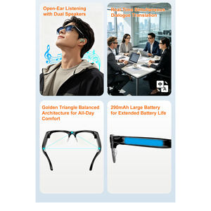 Lunettes Intelligentes IA avec Caméra HD 8MP, Vidéo 4K, Recharge Magnétique, Contrôle par Application et Assistant Vocal pour Usage Quotidien - Product Image 3