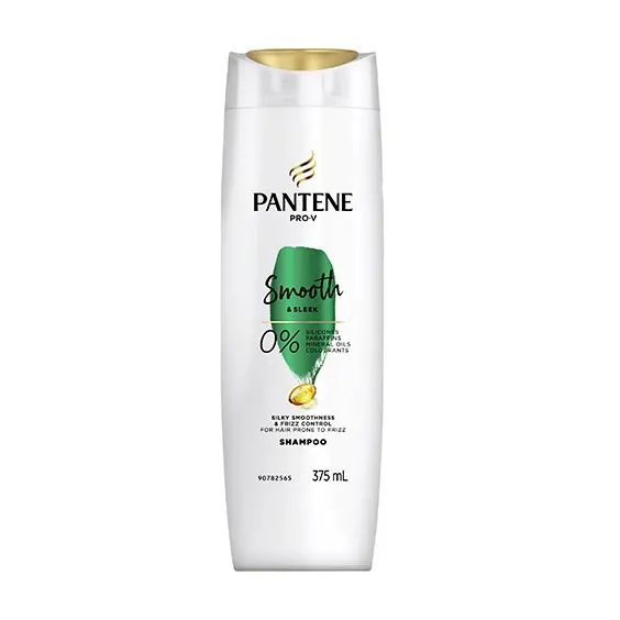 Botella vacía de champú Pantene con el mejor diseño