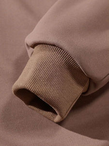 Hombres Trending Pullover Impreso Sudadera Térmica Fleece Cómoda Sudadera para Hombres 100% Algodón Sudadera con capucha Logotipo personalizado Sudadera con capucha - Product Image 4