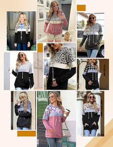 Sudadera con capucha corta para mujer, logotipo personalizado, algodón de alta calidad, ideal para gimnasio, deportes, jogging, correr, moda casual - Product Image 4