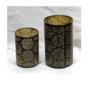 Candelabro de Metal con diseño a la moda, soporte votivo de hierro para té, fabricante de candelabros de Metal con acabado antiguo - Product Image 1