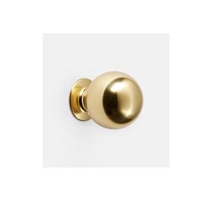 Solid Unique Brass Knob Cabinet Handles Brass Chrome Color Furniture Handles and Pulls <b>Large</b> <b>Cupboard</b> Knobs with Sale - Product Image 1
