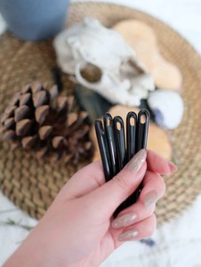 Aguja de Bordar de Cuerno de Búfalo, Aguja de Bordar Puntiaguda para Lana y Hilo, Accesorio de Costura Duradero para Tufting y Costura - Product Image 3