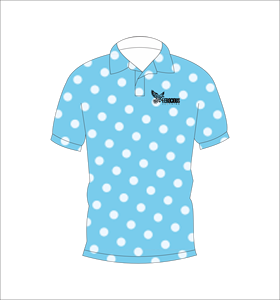 เสื้อโปโลผู้ชายลายจุด แขนสั้น เสื้อโปโลสำหรับตีกอล์ฟ เสื้อโปโลแบบสวมใส่สบายสำหรับเล่นกีฬา - Product Image 6