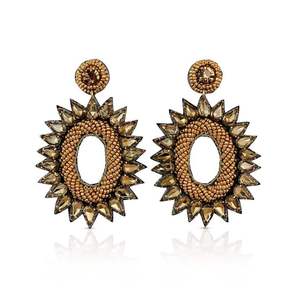 Fabricant indien de boucles d'oreilles et de bijoux d'oreille en acier inoxydable vintage français à motif floral pour femmes, vente en gros pour filles. - Product Image 4