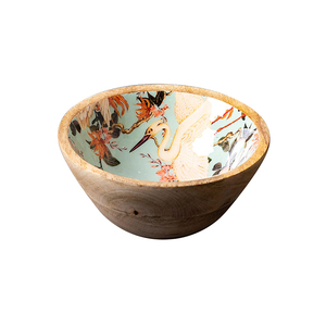 ชุดชามไม้ผสมอาหาร DECOR N UTILITY CRAFT ดีไซน์วินเทจทำมือ เป็นมิตรกับสิ่งแวดล้อม ทำจากไม้เชชัม ชามอเนกประสงค์สำหรับเสิร์ฟ - Product Image 1