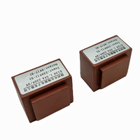 Transformateur de puissance à faible fréquence AC 220V 230V vers 6V 9V 12V EI30 EI35 EI41 EI48 Époxy noir 1VA 1.5VA 2VA 3VA 5VA 10VA