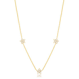 Collier en pierre de Zircon pour femme, mignon, Design étoile, turc, fait à la main, vente en gros, bijoux en argent Sterling 925 - Product Image 3