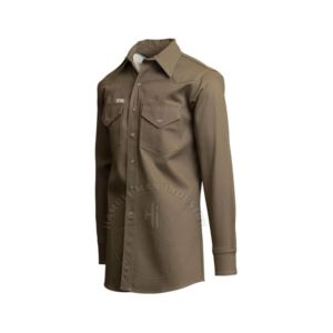 100% coton à manches longues vêtements de sécurité réfléchissants Durable haute Performance résistant aux flammes FR chemise de soudage vêtements de protection - Product Image 3