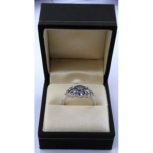 Shah Gems Women's Natural Iolite <b>Ring</b> in <b>925</b> Sterling <b>Silver</b> Fashion Jewelry - Product Image 1