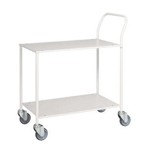 White KM173-6B Metal Table <b>Trolley</b> - Product Image 1