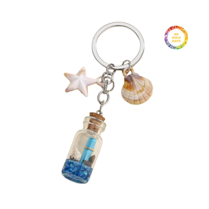 Llavero de Concha Marina Hecho a Mano con Conchas Naturales, Ligero - Product Image 3