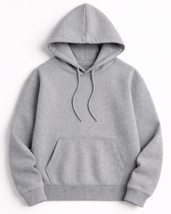 100% Cotton <b>Oversized</b> Pullover <b>Hoodie</b> for Men Plain Fleece Thick Baggy Cropped Custom Printed - Product Image 2