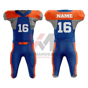 Uniforme de fútbol americano para hombre, de secado rápido, transpirable, alta calidad, conjunto de pantalones de fútbol para adultos, profesional - Product Image 1