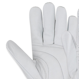 Gants de sécurité respirants en cuir véritable pour hommes, nouvelle mode, personnalisés, résistants, pour l'extérieur, antidérapants, avec bracelet élastique - Product Image 3