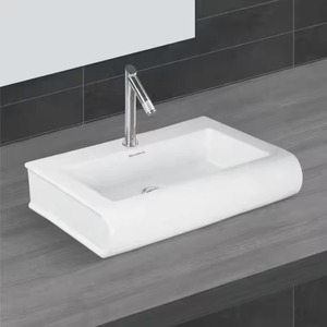 Export Quality Sanitary Ware Matuki Ceramic Table Top Basin Bathroom <b>Sink</b> New Design Green Product Direct From Indian Factory - Product Image 4