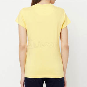 Vente en gros, T-shirt sur mesure pour femmes, T-shirt style décontracté pour femmes, commande en gros - Product Image 3