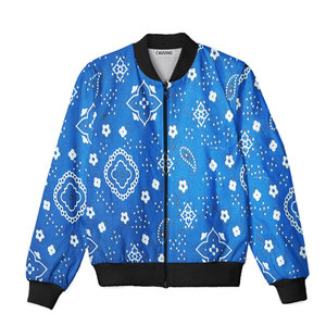 Chaqueta Bomber de Invierno, Doble Botonadura, Transpirable, Estilo Urbano, Personalizada, con Detalles de Piel de Zorro, 100% Poliéster - Product Image 5